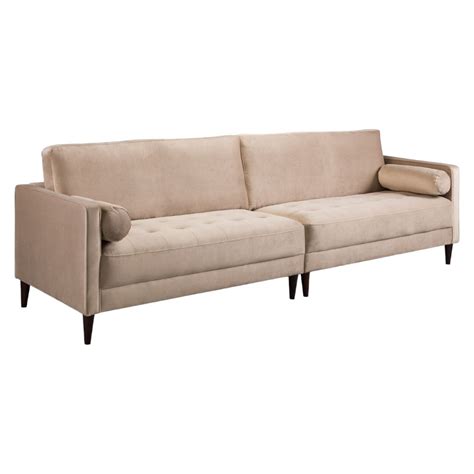 Harper Plush Beige 4 Seater Sofa — Trafalgar Furniture