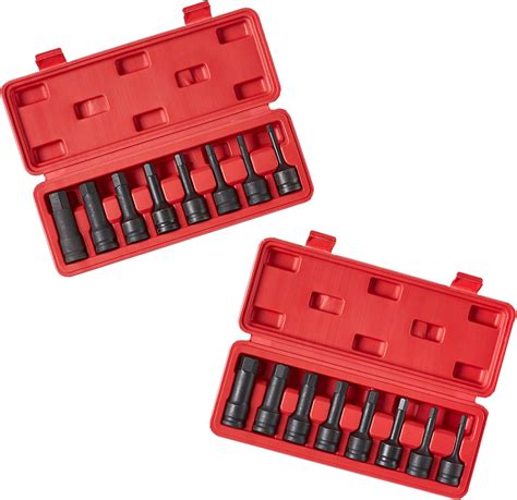 1/2" DR HEX ALLEN DRIVER IMPACT SOCKET SET + FREE SET! : Amazon.in ...