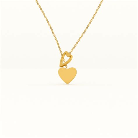 Two Heart Gold Lariat Necklace | Necklace |Palmonas – PALMONAS