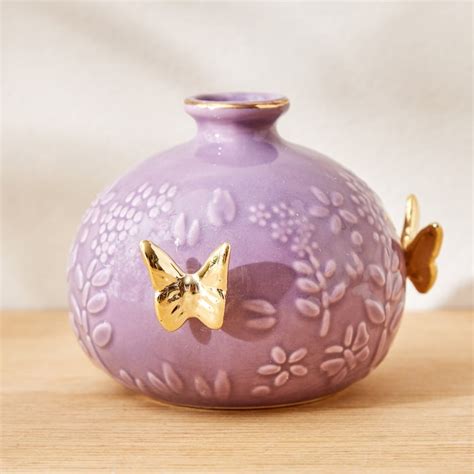 Buy Redolence Ceramic Purple Provence Lavender Reed Diffuser Set from ...
