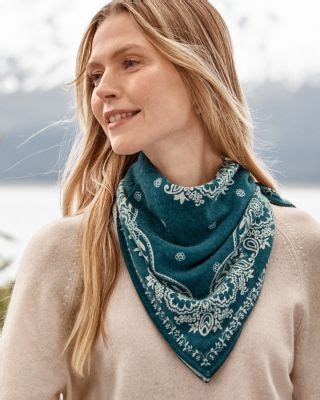 Cashmere Bandana Scarf | Garnet Hill