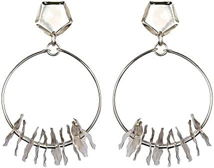 SIVYAA 925 Sterling Silver Rings in Ring Embellish Hoop Drop Type ...