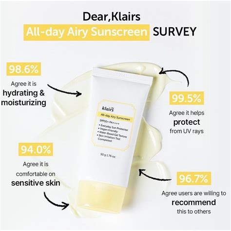 Klairs All-Day Airy Sunscreen SPF 50+ PA++++ – bellevous-in