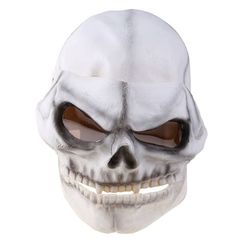 Buy Dasbsug Skull Skeleton Visor for Motorcycle Helmet Cool Skull Mask ...