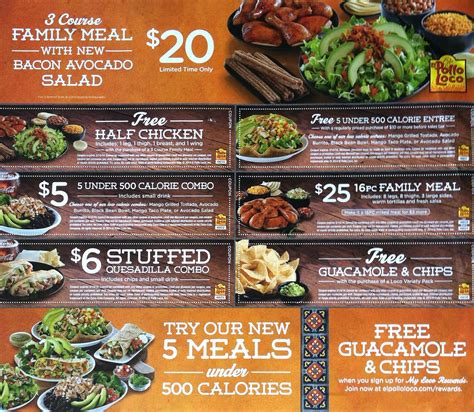 El Pollo Loco Menu Sides
