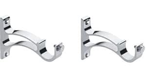Aluminium Curtain Rod Support for Door Windows Bracket Holder for 1 ...