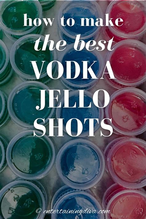 This vodka Jello shots recipe uses boxed Jello, liquor, juice and water ...