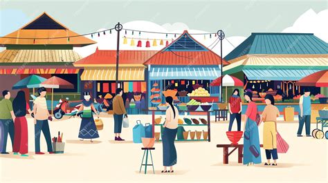 Shopping in the Market Cartoon 的图像结果