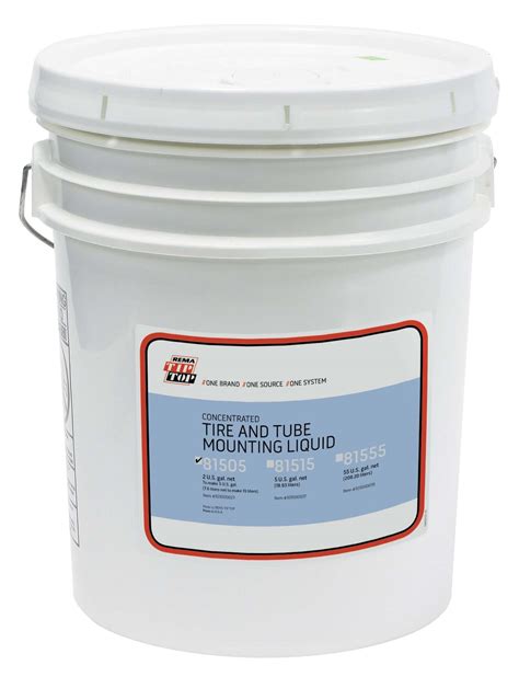 Rema 81505 Tire Mounting Lube - Liquid, Blue Tacky - 2 gal (in 5 gal b