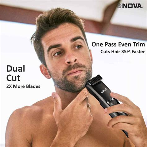 Nova NHT 1052 USB Runtime: 90 min Trimmer for Men | Beard Trimmer ...