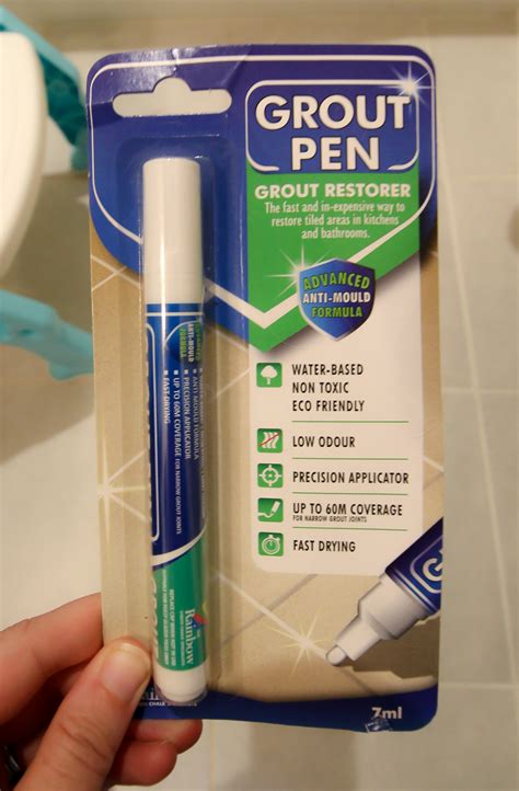 How to use a grout pen