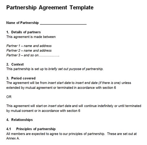 Partnership Resolution Template Word 的图像结果