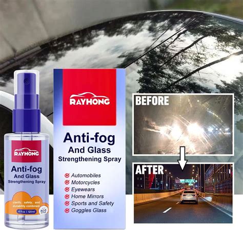 Car Windshield Anti Fog Agent Spray 120ml for Windscreen Side Mirror | eBay