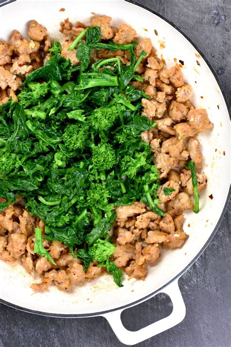 Orecchiette with Sausage and Broccoli Rabe - GypsyPlate