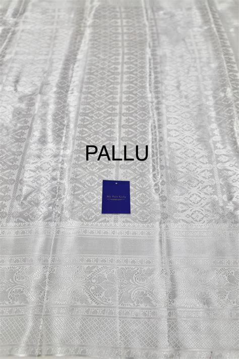 Brocade Semi-Silk Saree Sea Blue Colour - [Code 670] – My Fair Lady