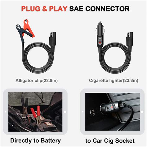 ECO-WORTHY 12 Volts 10 Watts Portable Power Solar Panel Battery Charger ...