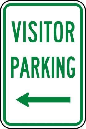 RLDigitalUnits VISITOR PARKING SIGN BOARD Emergency Sign Price in India ...