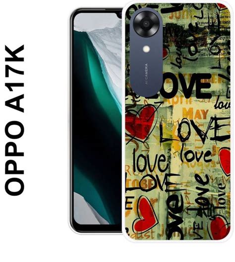 MOBECARE Back Cover for OPPO A17K LOVE, PATTERN, UNIQUE, TRENDING ...
