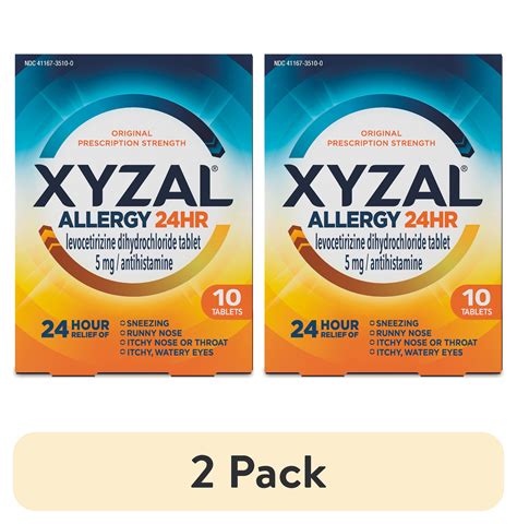 Xyzal Medication Xyzal¨ Allergy Relief Tablets Levocetirizine