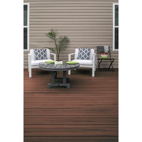 Trex Enhance Naturals Sunset Cove Square Composite Deck Board in the ...
