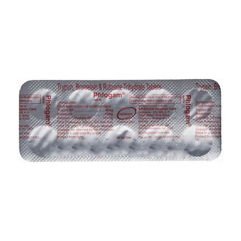 PHLOGAM 250 MG TAB - Medehub