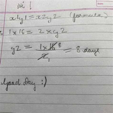 Change in inverse proportion:- A man comple the work in 16 day,then 2 ...