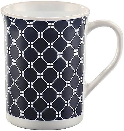 Buy Larah by Borosil Waves Brown Mug, 390ml (Opalware) Online at Low ...