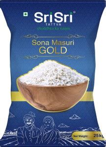 Sri Sri Tattva Sona Masuri Gold Rice | Everyday Rice (Full Grain) Price ...