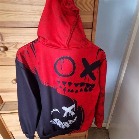 Black And Red Hoodie