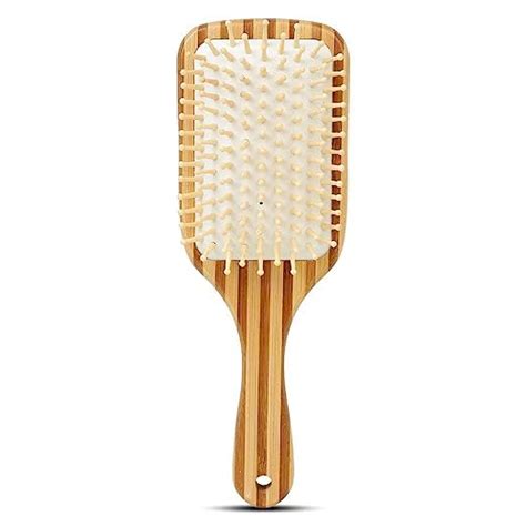 Buy SOLDTRUE Natural Wooden Paddle Hair Brushes for Women, Large Paddle ...