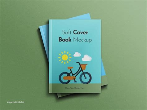 Realistic psd softcover book mockup | Premium PSD
