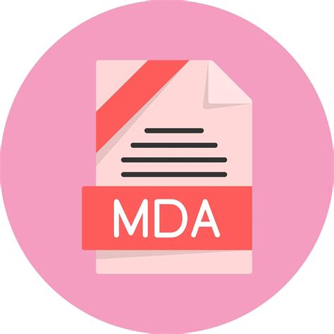Image result for Mda Format
