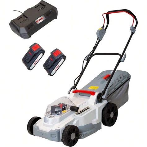 2025 New IKRA Cordless Lawnmower Mulching Mower ICM 22037 Incl. 2x ...