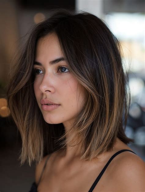 46 Creative Ideas to Transform Your Shoulder-Length Brunette Balayage ...
