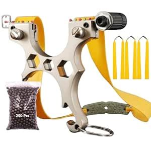 Marksman® Adult Kids Big Power Alloy Slingshot Outdoor Target Practice ...