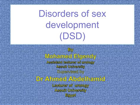 Disorders of sex development | PPTX