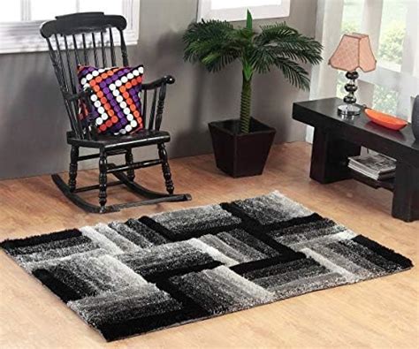RM Handloom Soft Shaggy Rug/RM_Carpet for Living Room,Bedroom & Hall ...