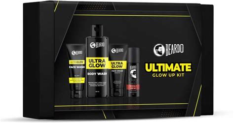 BEARDO Ultimate Glow up Kit | Ultraglow Face Wash, Body Wash & Face ...