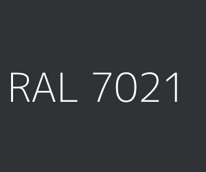 Kleur RAL 7021 / Zwartgrijs (Grijze tinten) | RAL kleuren
