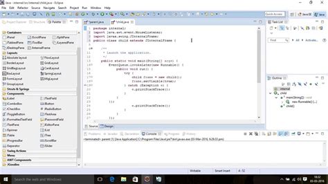 Image result for JInternalFrame NetBeans