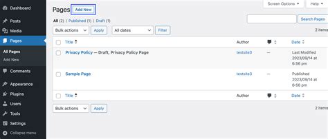 Image result for WordPress Create Blog Page