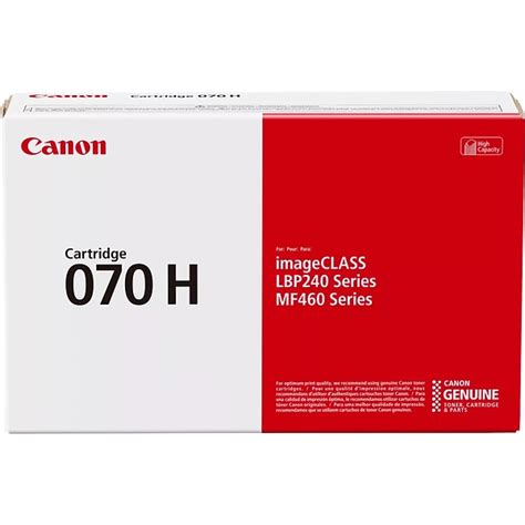 Canon 070H Black High Yield Toner Cartridge (5640C001) | Quill.com