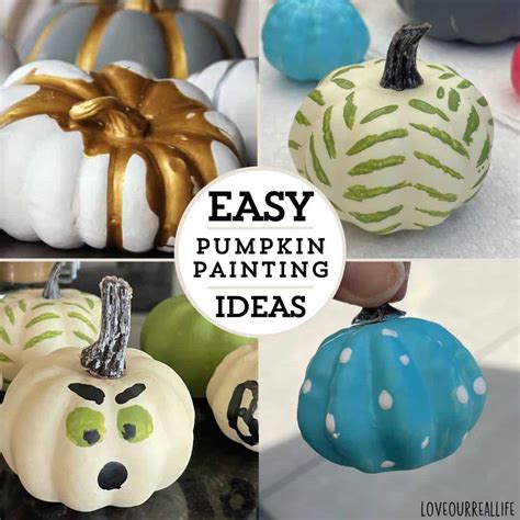 Creative Pumpkin Painting: Halloween Decor DIY ⋆ Love Our Real Life
