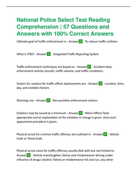 Image result for Sample Police Test Questions