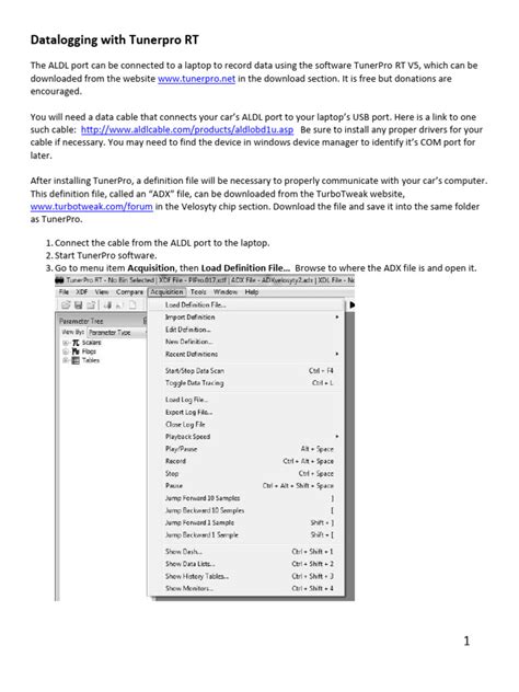 TunerPro Tutorial 的图像结果