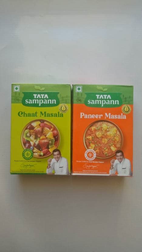 Tata chat masala paneer masala pack Price in India - Buy Tata chat ...