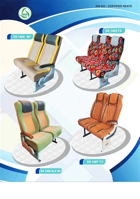 All Types of Bus Seats in various Models - High Back Bus Seats ...