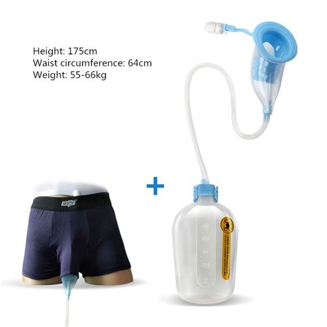 Elderly Urinal Men's Urine Collection Long Tube Spill Proof Urine ...