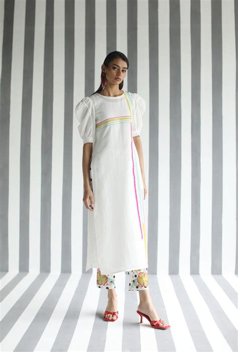 Love To Dot Line Kurta Set – Raji Ramniq