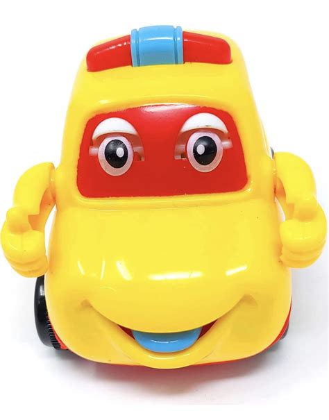 Buy Smiley car Toy Push & Go Car Toy for Kids' Play & Gift Multi Color ...